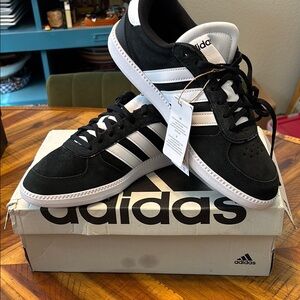 Adidas Breaknet Sleek Black and White Sneakers